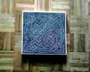 Celtic Knotwork Panel in Marble