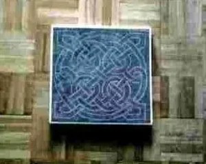 Celtic Knotwork Panel in Marble