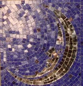 Moon in Vitreous Glass